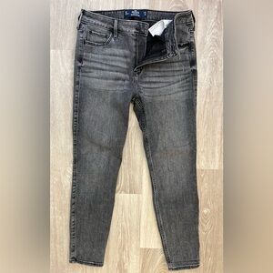 Hollister Women's Skinny Jeans - Charcoal